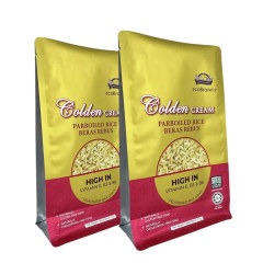 Wholesale Rice Packaging Bags 1kg 3kg 5kg Plastic Handle Pouch