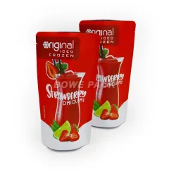 Frozen Alcoholic Drink Pouches Aluminum foil Stand Up Bags