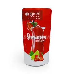 Frozen Alcoholic Drink Pouches Aluminum foil Stand Up Bags
