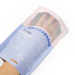 Stand Up Pouches With Window, Zipper and Euro Slot