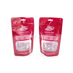 Stand Up Pouches With Window, Zipper and Euro Slot