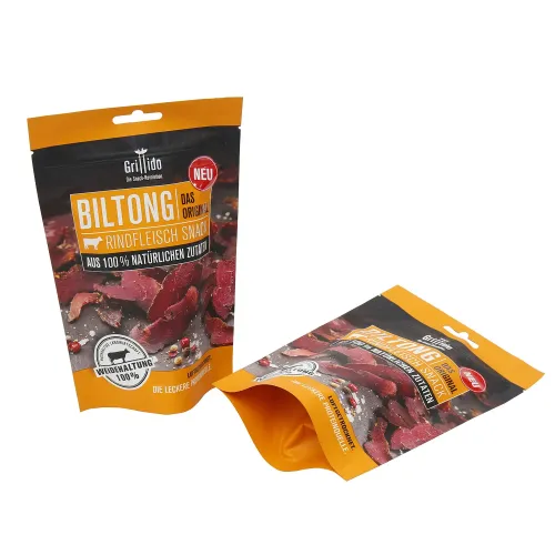 Custom Beef Jerky Biltong Packaging Bags Wholesale