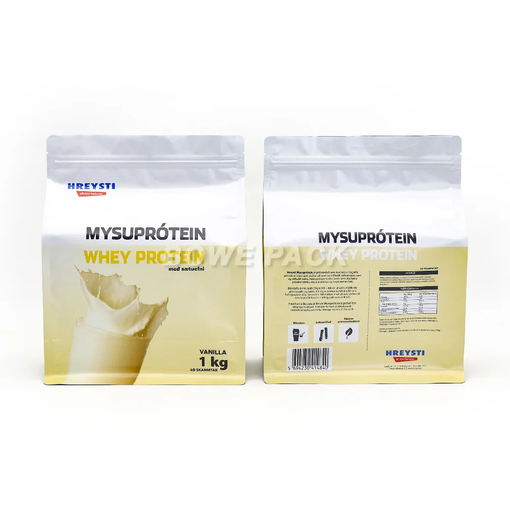 Recyclable protein powder packaging