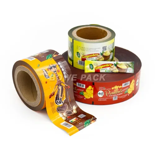 Plastic Film Roll Packaging Custom Food Packaging Material Wrapping