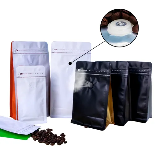 Custom Printed One Way Valve Coffee Bags