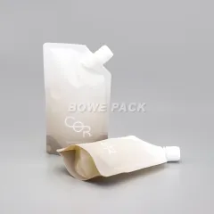 Bolsas con boquilla de material Mono-PE reciclablesde