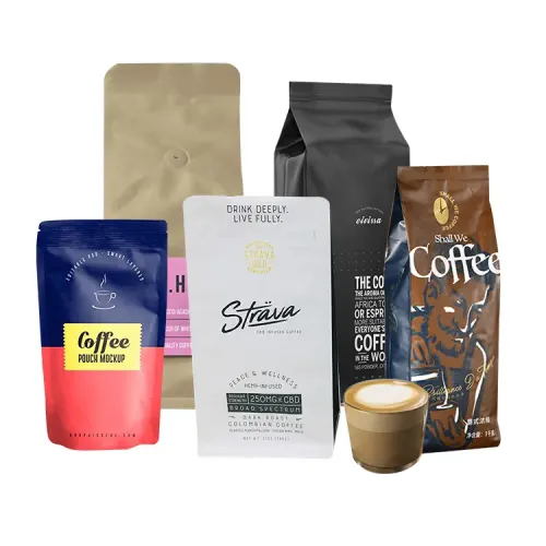 100% компостируемые кофейные пакеты, экологически чистая упаковка