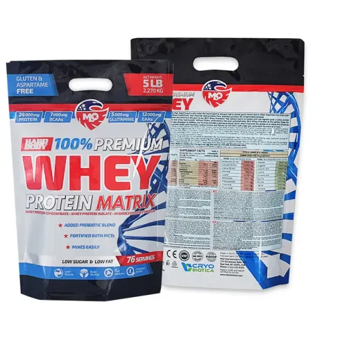 Protein Powder Stand Up Pouch Packaging Wholesale