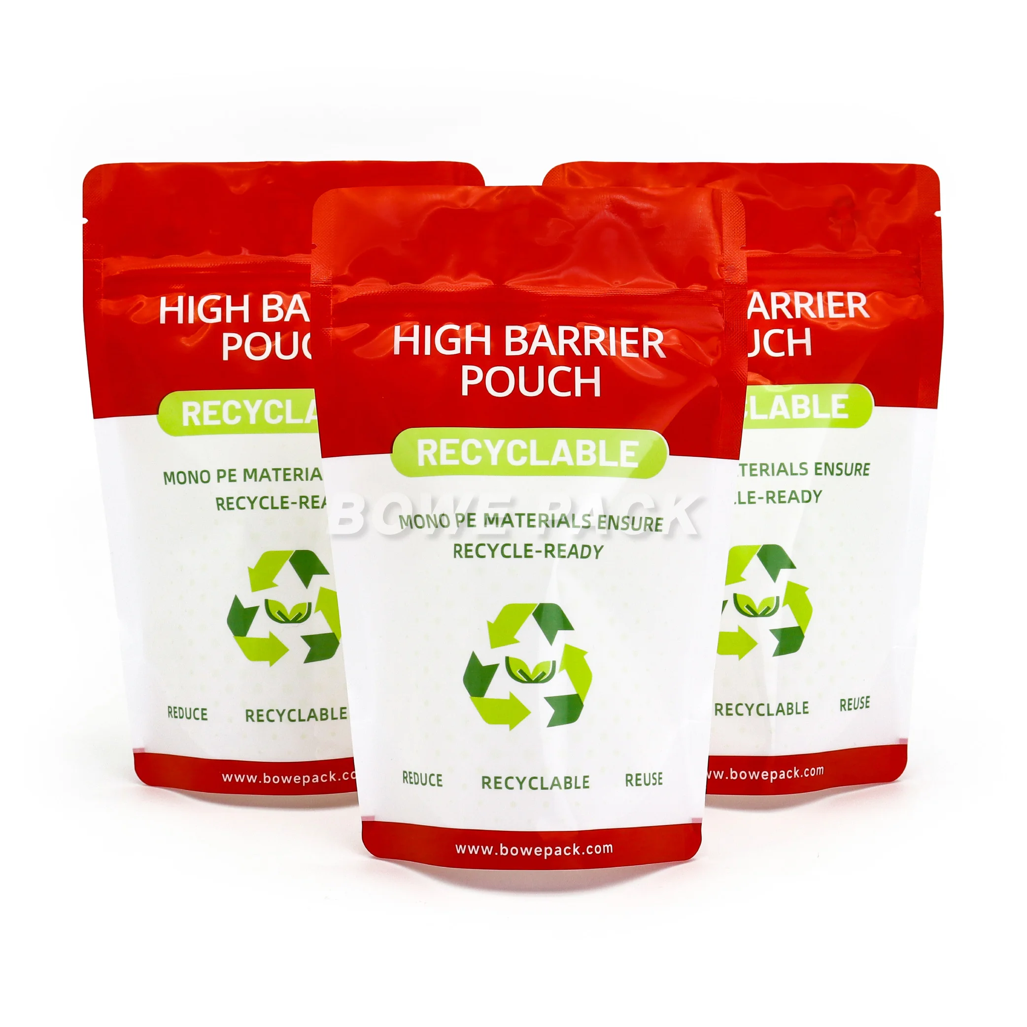 Recyclable stand up pouch