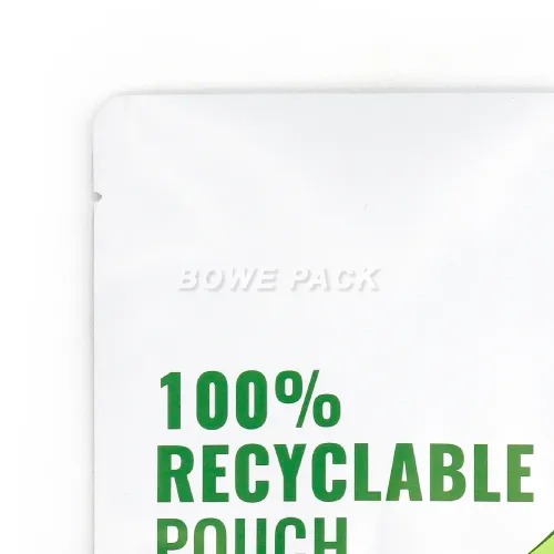 Recyclable Three Side Seal Pouch Bag Packaging Supplier