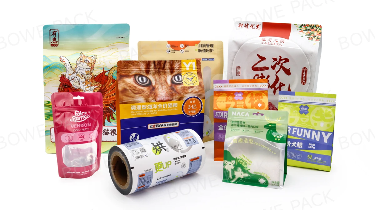 recyclable pet food packaging bags