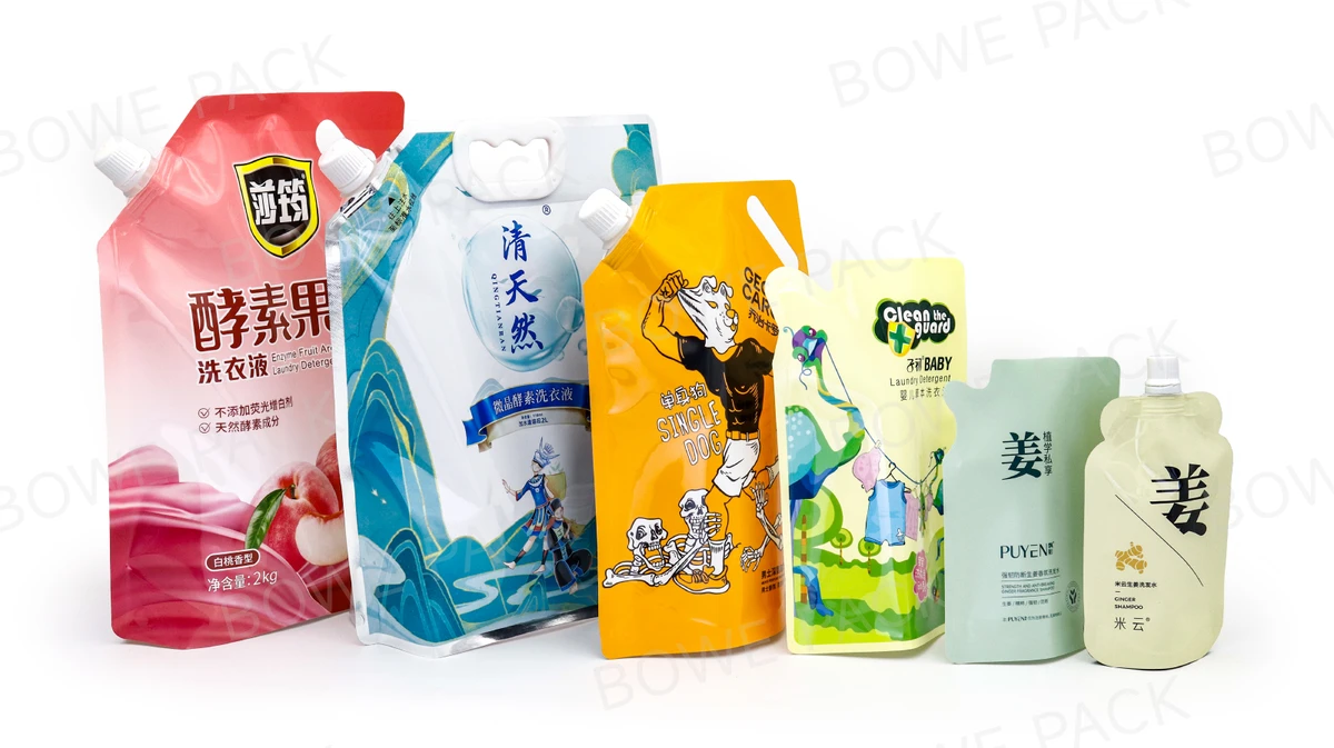 custom printed spout pouch