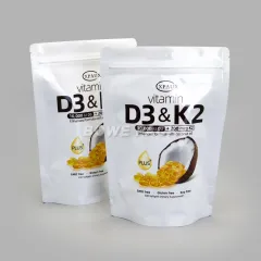 Recyclable Vitamin Packaging Bags Supplement Stand Up Pouches