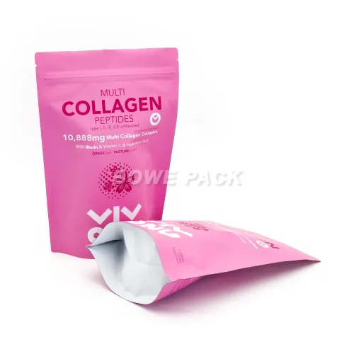 Recyclable Vitamin Packaging Bags Supplement Stand Up Pouches