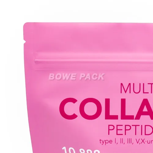 Recyclable Vitamin Packaging Bags Supplement Stand Up Pouches