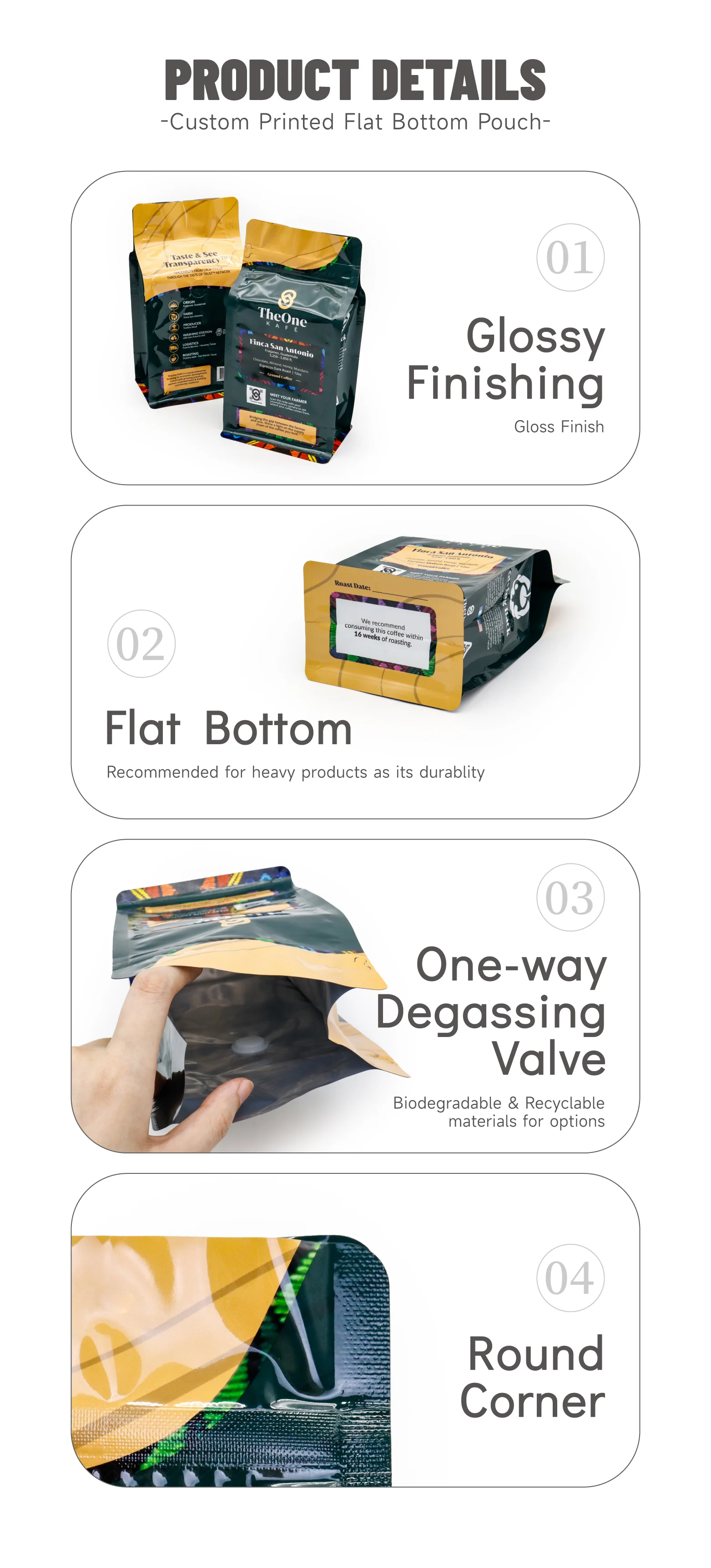 wholesale coffee pouches