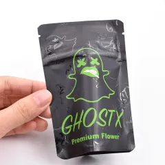 Child resistant mylar bags for cannabis packaging