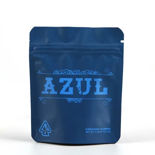 Child resistant mylar bags for cannabis packaging