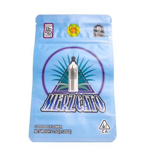 Child resistant mylar bags for cannabis packaging