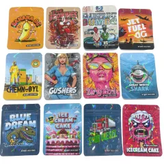 Custom 3.5g Mylar Bags, 8th Cannabis Storage Bags