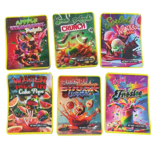 Custom 3.5g Mylar Bags, 8th Cannabis Storage Bags