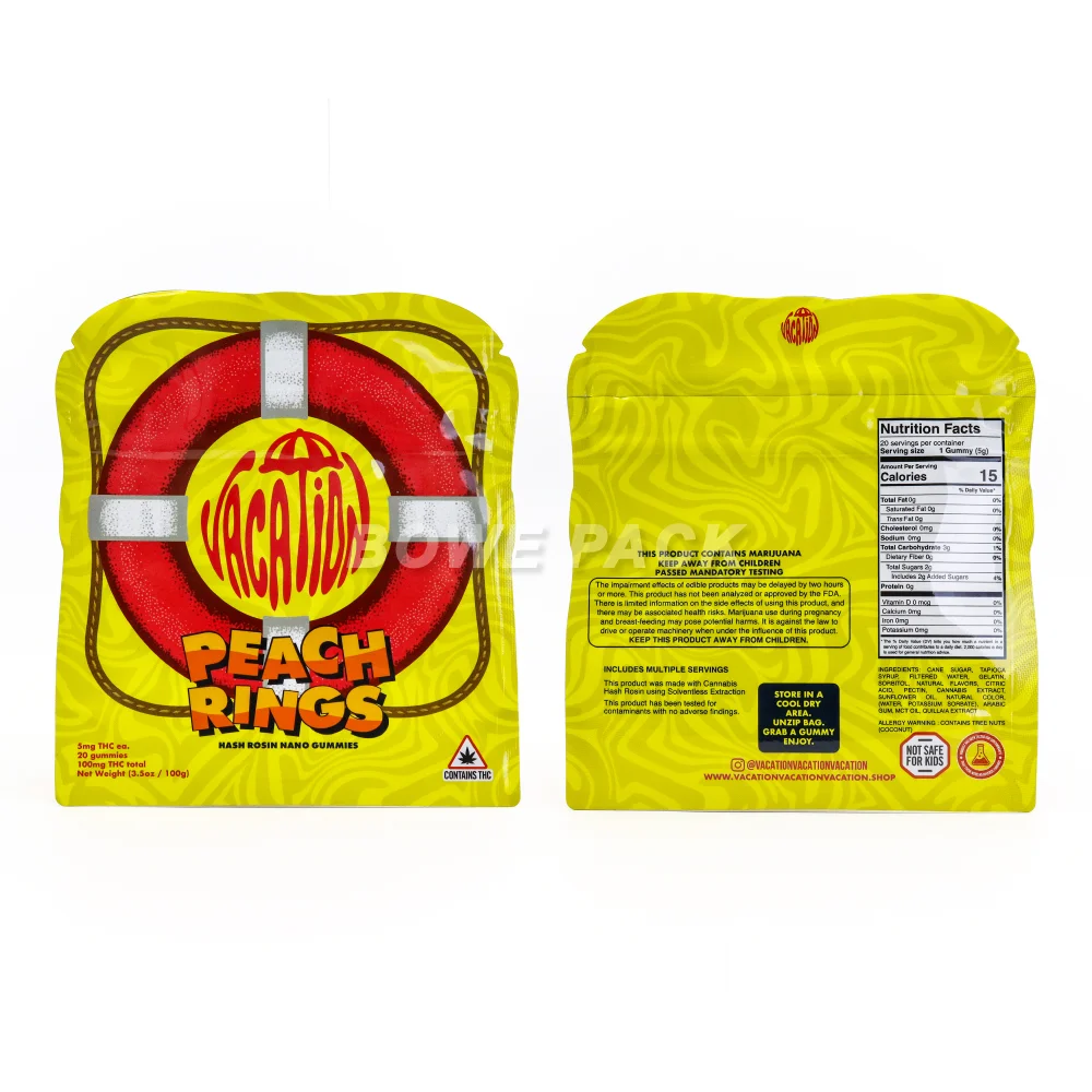 Custom 7 Grams Mylar Bags, 1/4 Ounce Weed Packaging
