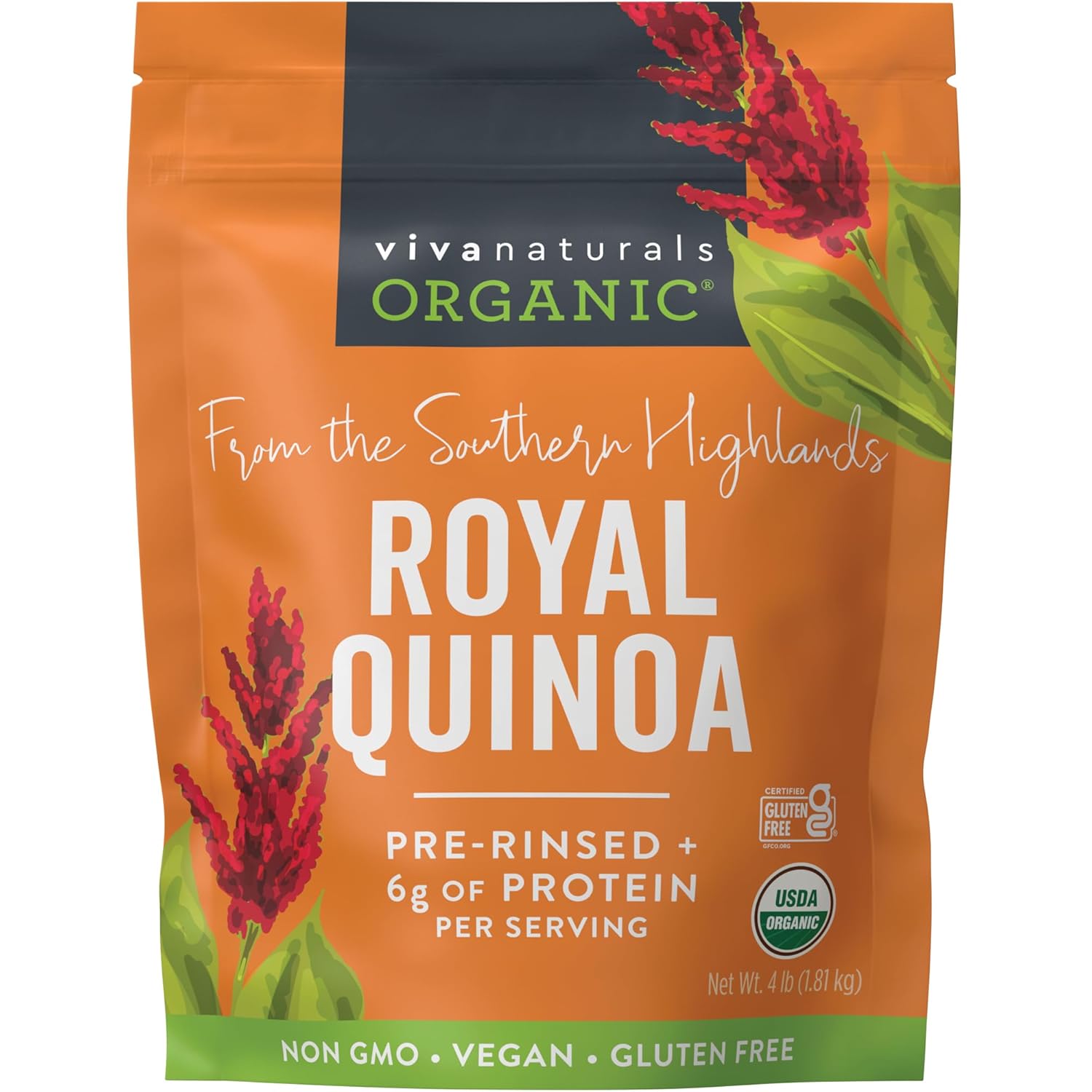 custom quinoa packaging bags