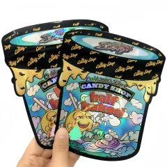 Custom Shaped Die Cut Mylar Bags for Weed Packs