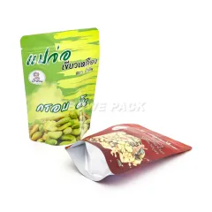 Print Stand Up Zipper Pouches Wholesale for Nuts Food Packaging