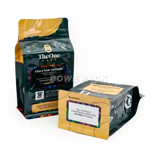 Eco-friendly printed 12oz coffee bag with valve wholesale