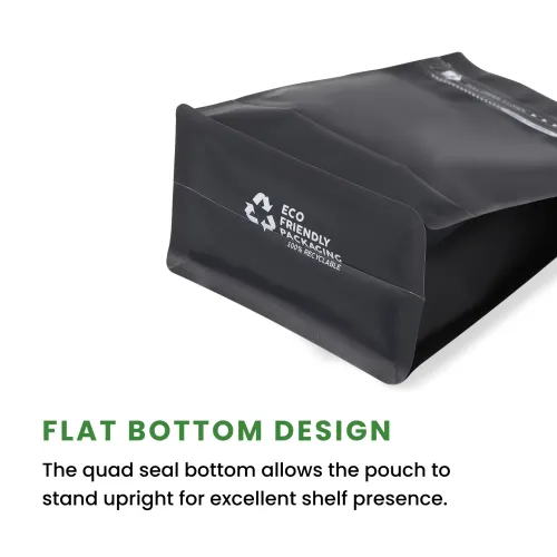 Proveedor de bolsas de fondo plana reciclables y ecológicas