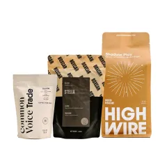 Wholesale coffee packaging stand up zipper pouch