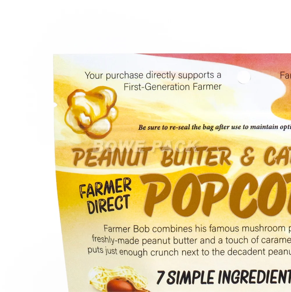 Stand up pouch for popcorn - aluminum foil or recyclable