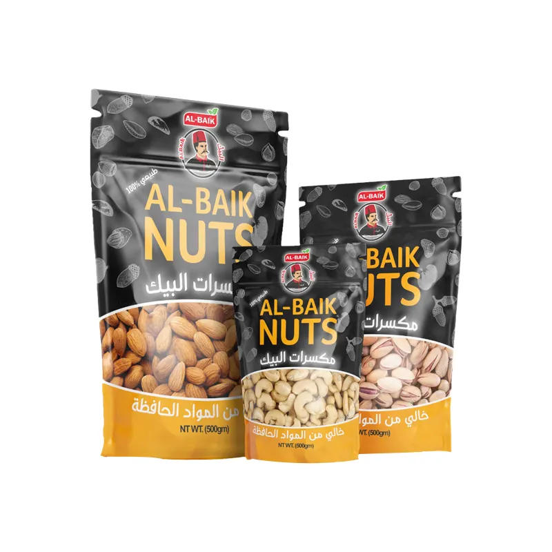 Custom nuts packaging bags & pocuhes