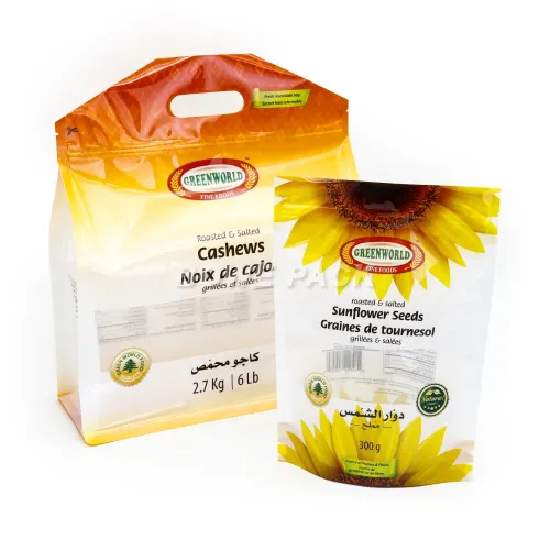 Custom nuts packaging bags &amp; pocuhes