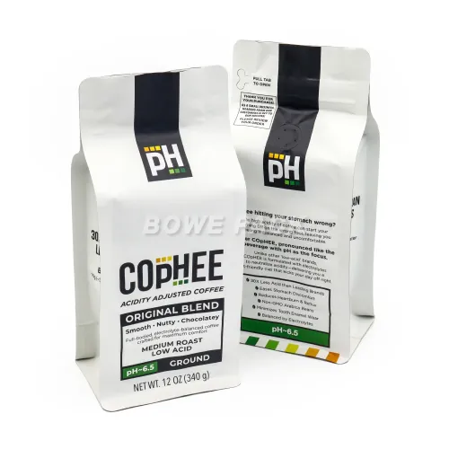 Eco-friendly Compostable Coffee Bags with Valve