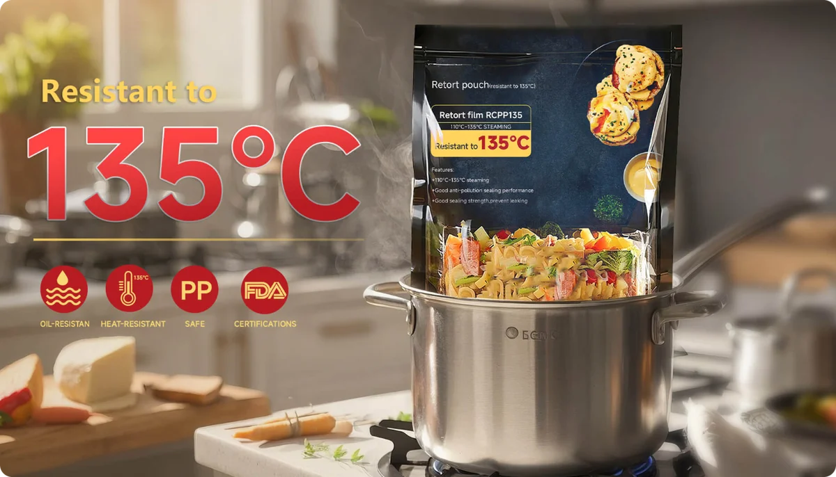 135℃ retort pouches