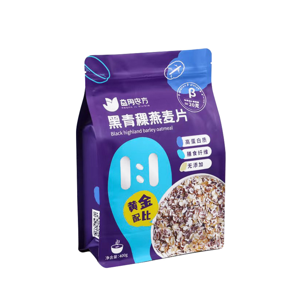 Bolsa de avena personalizada - Bolsa stand-up para avena