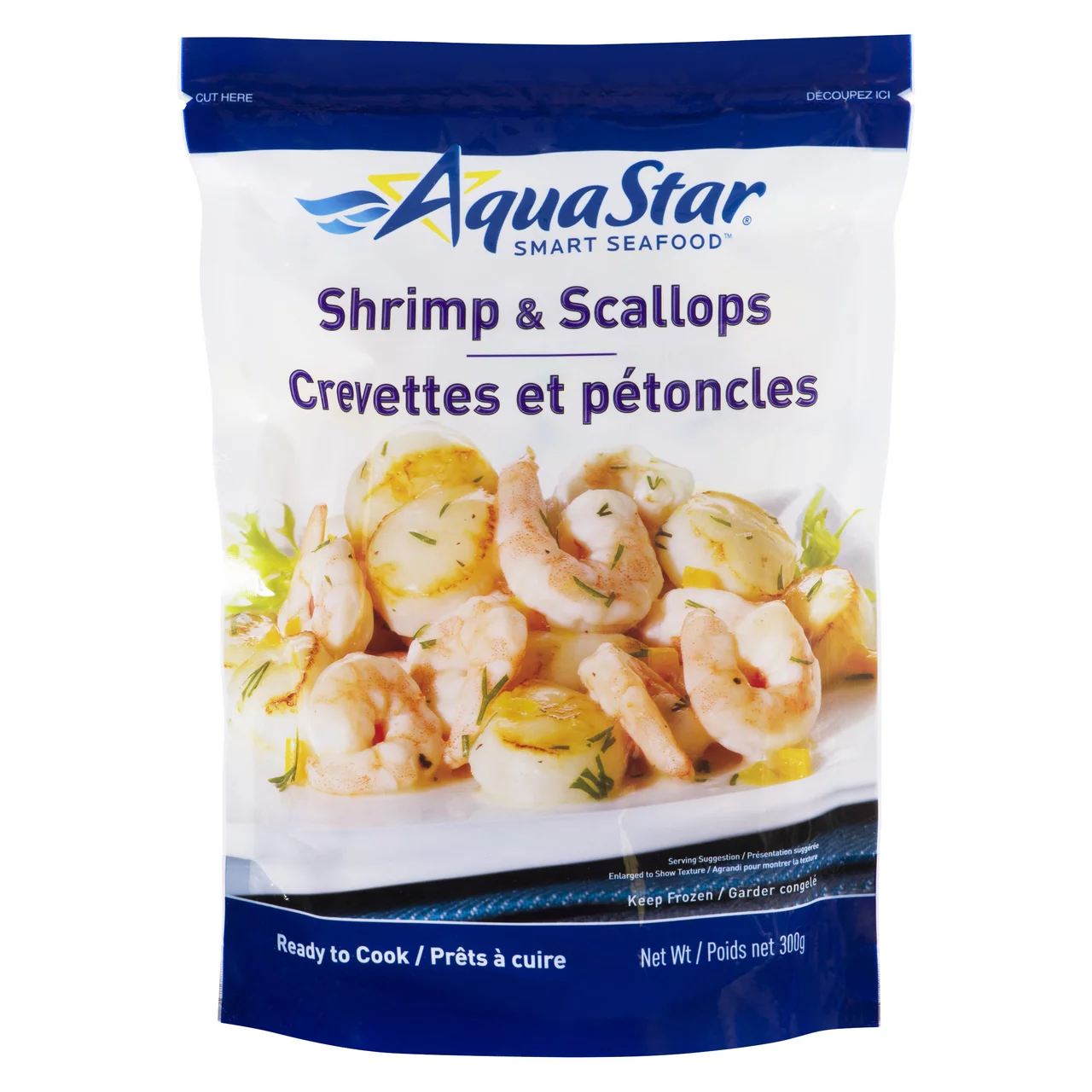 Frozen Seafood Packaging Bags for Fish, Mussels, Shrimps