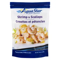Frozen Seafood Packaging Bags for Fish, Mussels, Shrimps