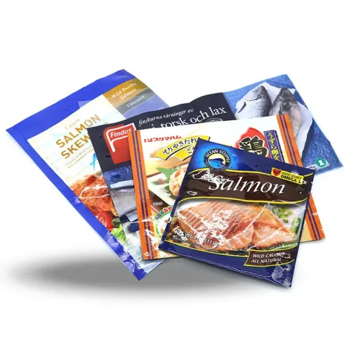 Frozen Seafood Packaging Bags for Fish, Mussels, Shrimps