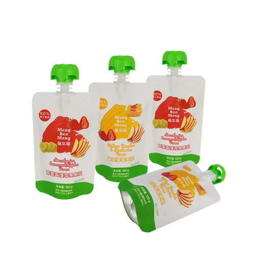 Recyclable Spout Pouch for Yogurt, Baby Food & Fruit Puree