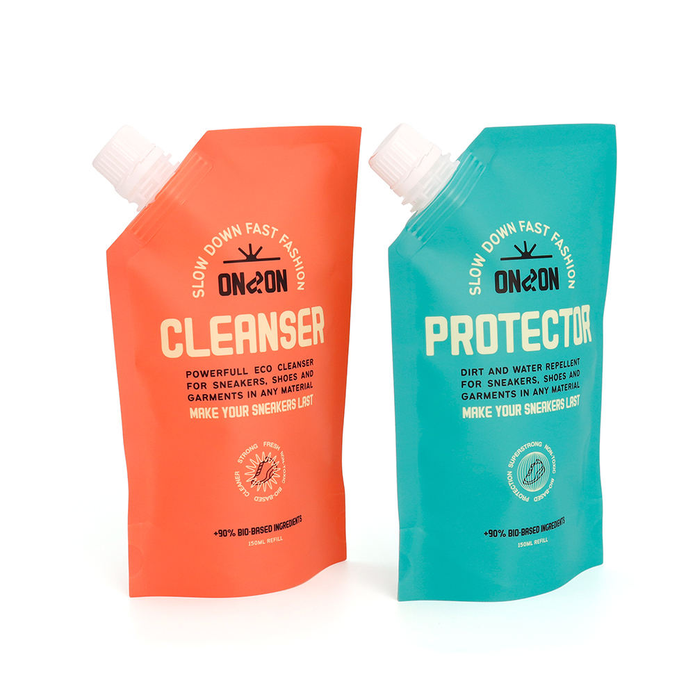 recyclable spout pouch for detergent