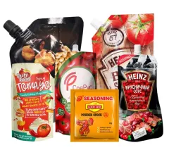 Recyclable Pouch for Sauces Packaging - Ketchup & salad dressings