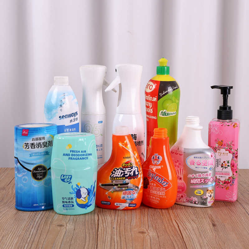 Shrink sleeve labels for home care