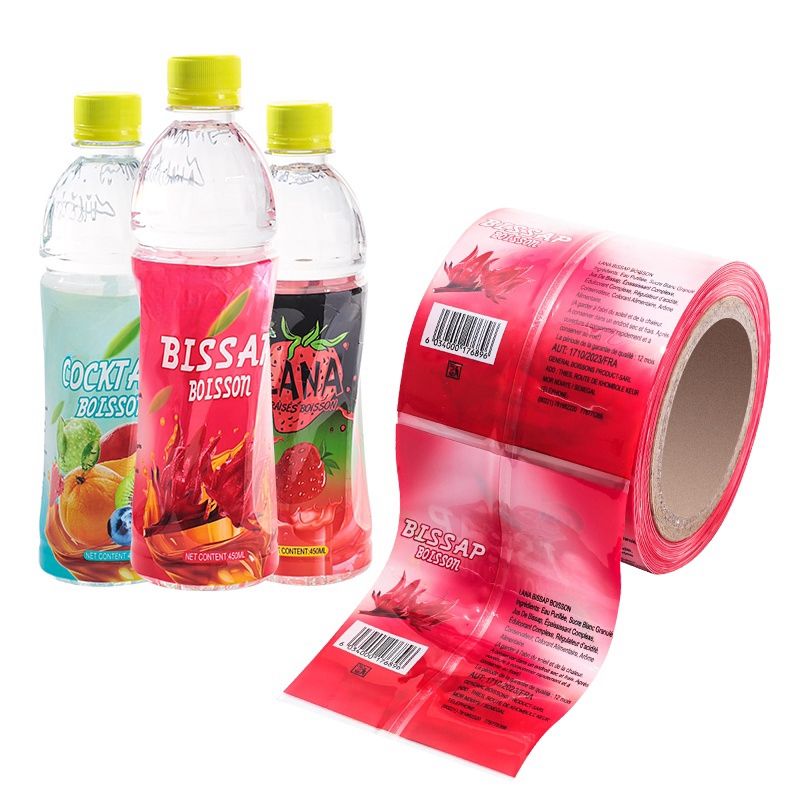 shrink sleeve label for beverage bottle
