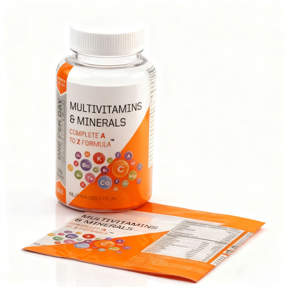 Shrink sleeve labels for vitamin bottles