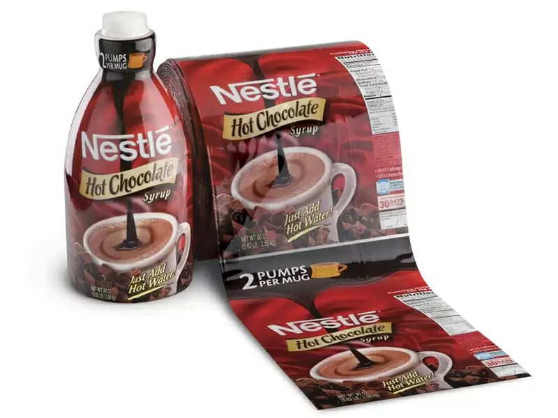 PET shrink sleeves film for bottle suppliers