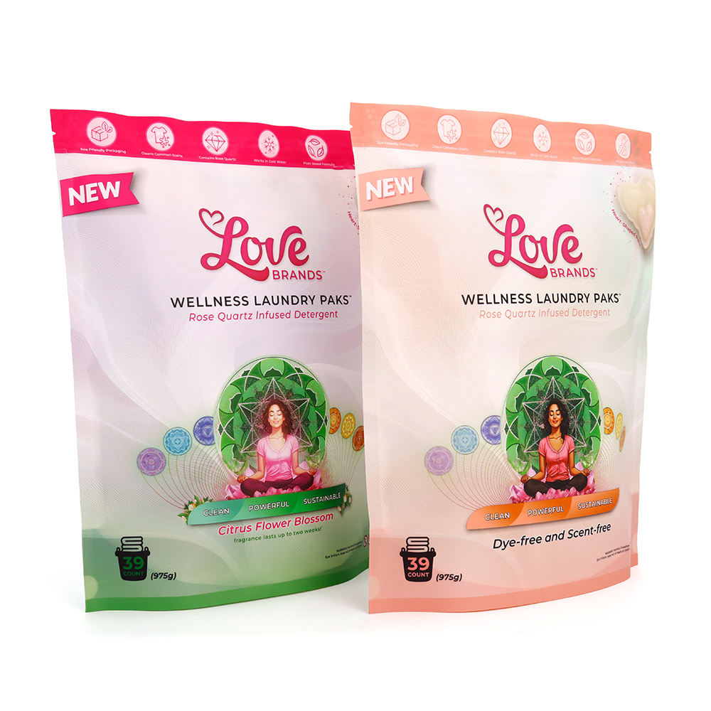 Recyclable Laundry Detergent Packaging Bags & Pouches