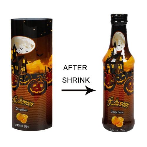 Glass Bottle Shrink Sleeve Labels for Wine, Spirit &amp; Drinks